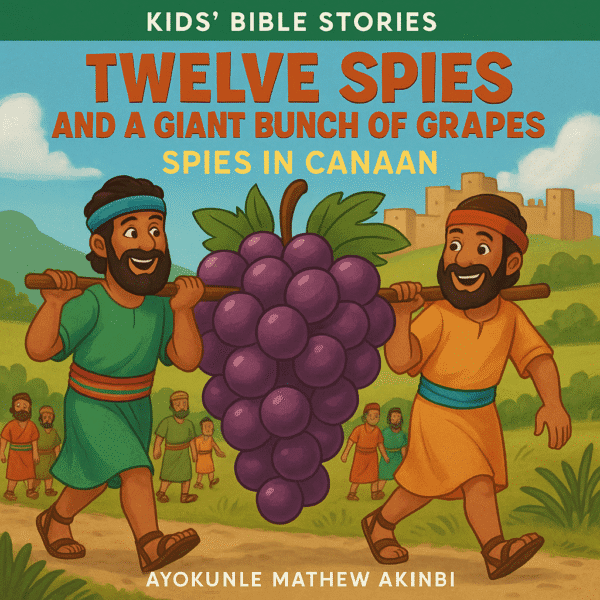 Twelve Spies and a Giant Bunch of Grapes ‘Spies in Canaan Kids’ Bible Stories