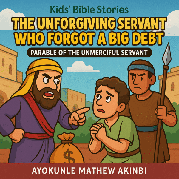The Unforgiving Servant Who Forgot a Big Debt Parable of the Unmerciful Servant Kids’ Bible Stories