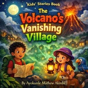 The Volcano's Vanishing Village Kids’ Stories Book