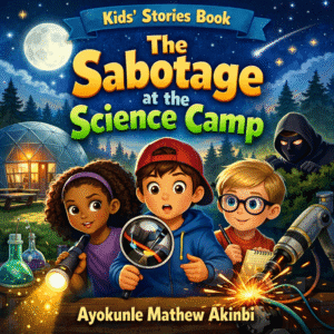 The Sabotage at the Science Camp Kids’ Stories Book