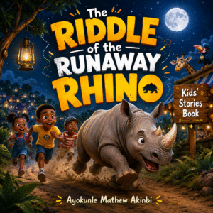 The Riddle of the Runaway Rhino Kids’ Stories Book